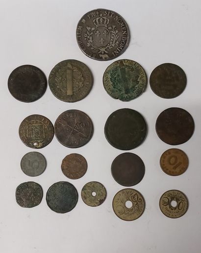 LOT OF VARIOUS ANCIENT PIECES, one in si...