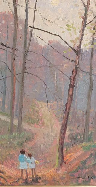MODERN SCHOOL

Animated undergrowth landscape

Oil...