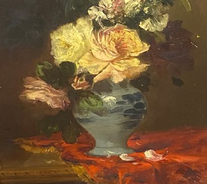 Alfred ROUBY (1849-1909) 

Bouquet of flowers...
