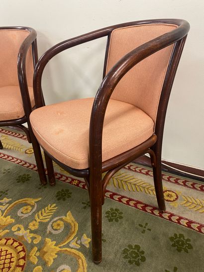 BAUMANN

Pair of Baumann armchairs model...