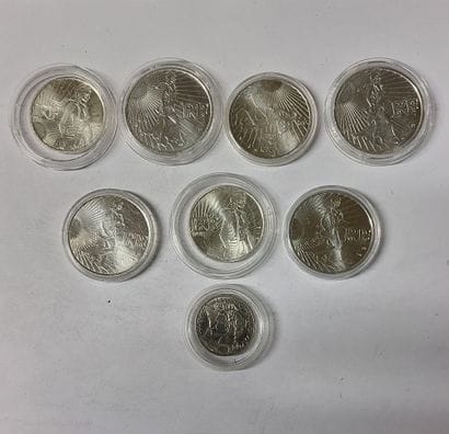 MONNAIE DE PARIS

Lot de pièces en argent...