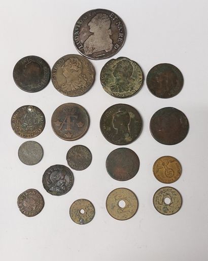 LOT OF VARIOUS ANCIENT PIECES, one in si...