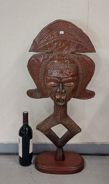 KOTA - GABON

Reliquaire à face convexe en...
