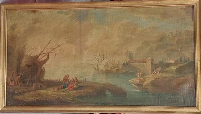 18th century FRENCH SCHOOL

Marine

Canvas...