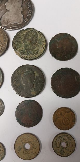 LOT OF VARIOUS ANCIENT PIECES, one in si...
