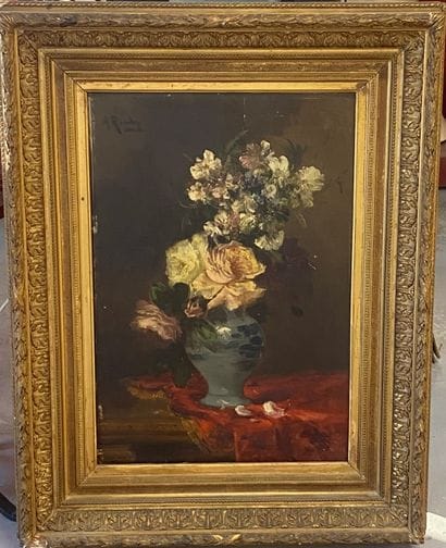 Alfred ROUBY (1849-1909) 

Bouquet of flowers...