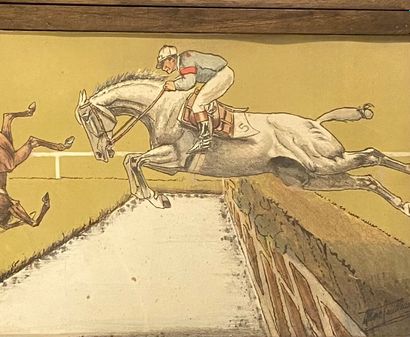 Albert FEUILLASTRE (XIX-XX) 

Horse racing...
