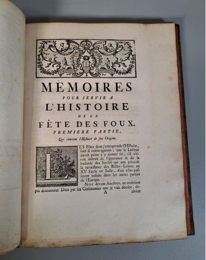 DU TILLOT (J.B. Lucotte). Mémoires pour servir...