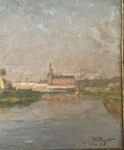 Félix PLANQUETTE (1873-1964) 

Antoing

Oil...