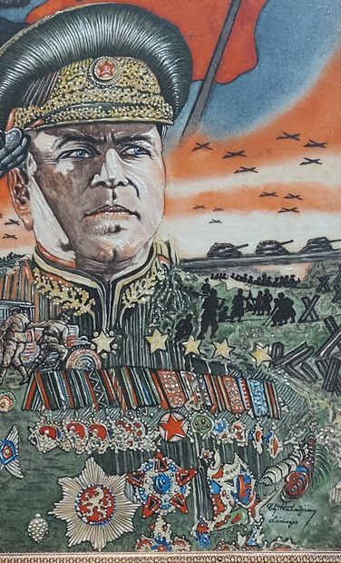 LIMOGES

Maréchal Joukov 

Plaque en porcelaine...