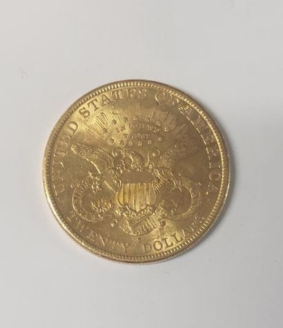 PIECE OR 20 DOLLARS LIBERTY

1895

Poids...