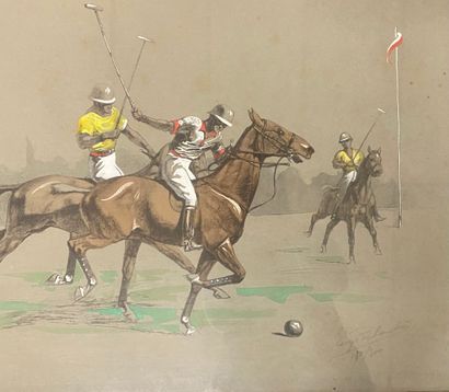 Eugène PÉCHAUBES (1890-1967)

Polo players...