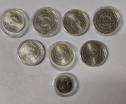 MONNAIE DE PARIS

Lot de pièces en argent...