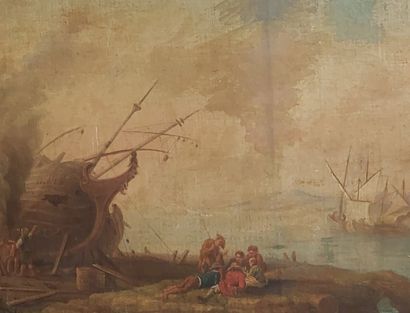 18th century FRENCH SCHOOL

Marine

Canvas...