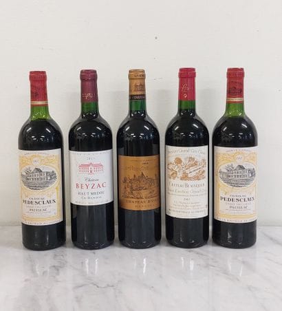 LOT OF WINE BOTTLES including :

- 1 bottle...