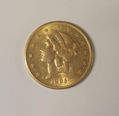 PIECE OR 20 DOLLARS LIBERTY

1895

Poids...
