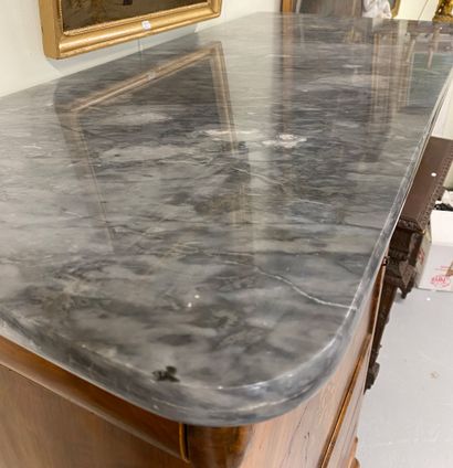 SECRETARY topped with Turquin blue marble,...