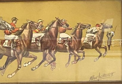 Albert FEUILLASTRE (XIX-XX) 

Horse racing...