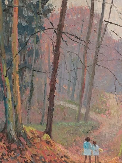 MODERN SCHOOL

Animated undergrowth landscape

Oil...