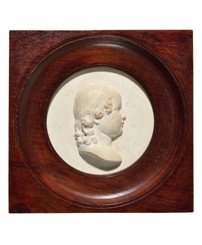 COOKIE MEDALLION
Profile of Louis XVII (1785-1795)
Oval-shaped...