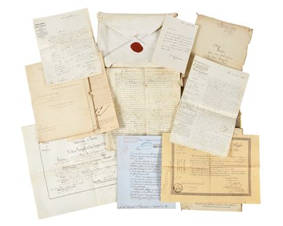 ENSEMBLE DE VINGT DOCUMENTS SUR Hector François...