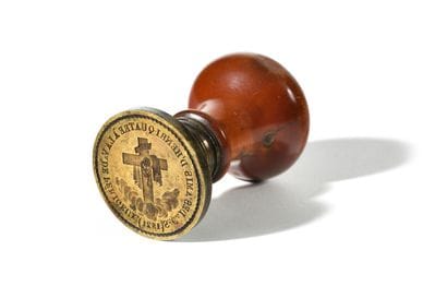 WAX STAMP from the Friends of Henri IV Lodge...