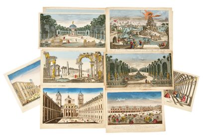 SET OF SEIZE VIEWS AND PERSPECTIVES of European...