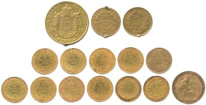 NAPOLEON III and IIIrd REPUBLIC 
Lot of 15...