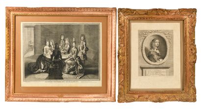 SET OF FOUR ENGRAVINGS including :
-After...