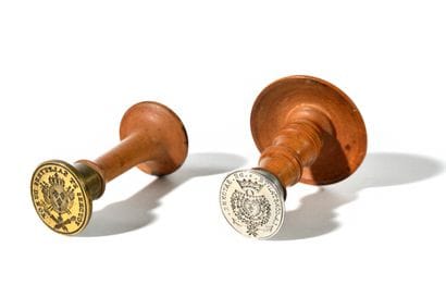 TWO STAMPS:
-