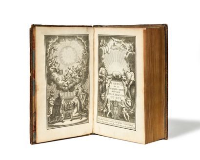 RICHLY BOUND WITH THE ARMS OF LOUIS XV 
L'Office...
