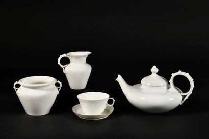 MANUFACTURE DE SEVRES
Porcelain tea set of...