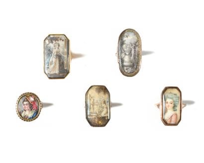 SET INCLUDING :
- An 18k yellow gold ring...