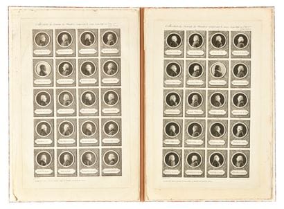 COLLECTION of PORTRAITS of the members of...