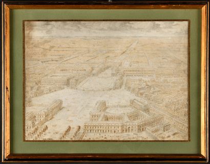 LIEVEN CRUYL (Ghent 1634 - 1720)
Aerial view...