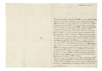 SAINT-SIMON (Louis de Rouvroy, Duc de). 
Autograph...