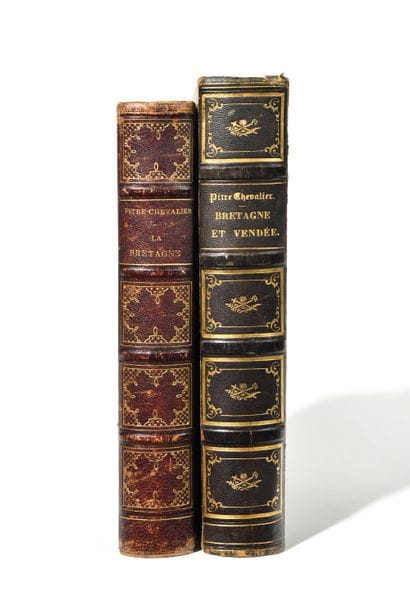 CHEVALIER-PITRE 
Lot of two books: 
- Bretagne...
