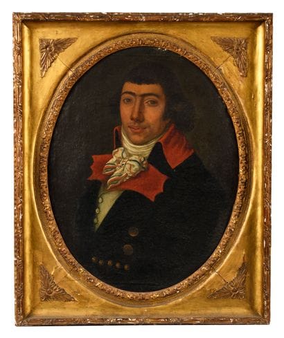 FRENCH SCHOOL CIRCA 1790
Portrait of a Conventioneer
Canvas,...