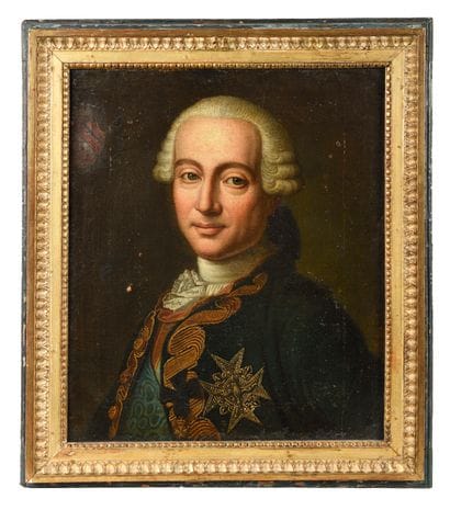 18th century FRENCH SCHOOL
Portrait of a...