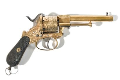 Marine LEFAUCHEUX BROCHURE REVOLVER, six-shot,...