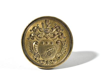 STRONG ROUND SEAL, in bronze, with the BOSCHERON...