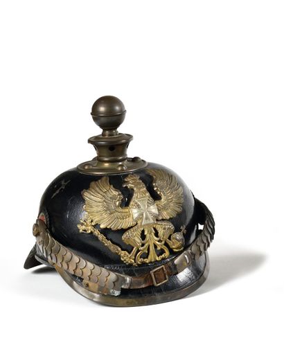 CASQUE DE RESERVISTE PRUSSIEN D'ARTILLERIE...