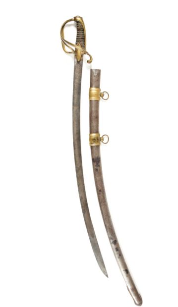 SABRE D'OFFICIER DE CAVALERIE légère, à la...
