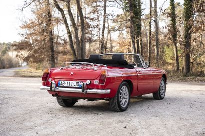 1980 MG B Cabriolet
Serial number: GVGEJ1AG512125
French...