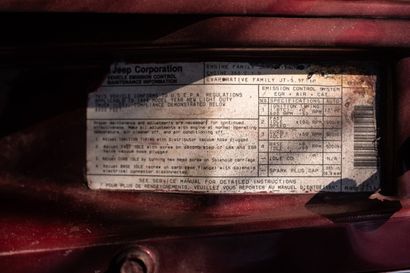 1988 Jeep Grand Wagoneer
Collector's registration...