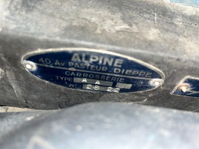 1970 Alpine 1300
French registration
Serial...
