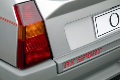 1988 Citroën AX sport
Chassis n° WFZZAZL012L0510...