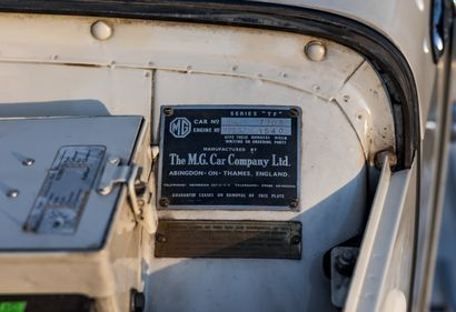 1955 MG TF 
Serial number HDA467705 
Left-hand...