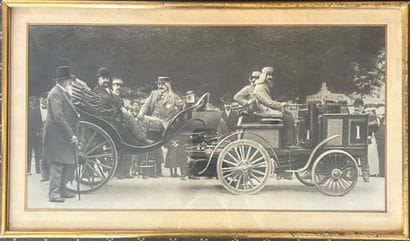 Photograph of Marquis De Dion at the Paris-Rouen...