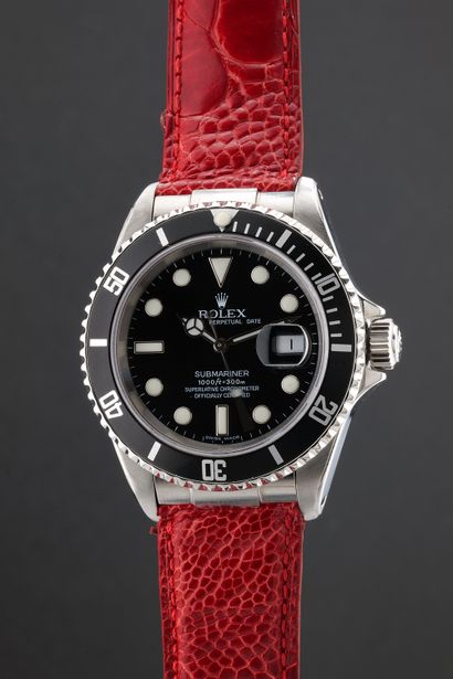 ROLEX
Submariner
Réf : 16800
Vers : 1989.
Boîtier...